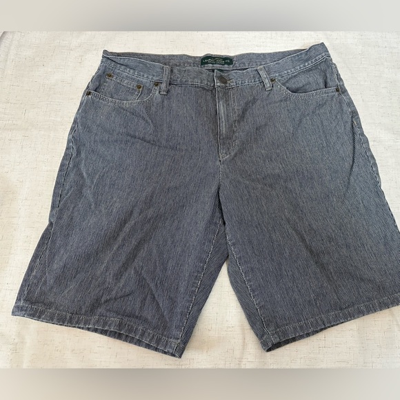 Ralph Lauren Blue Jean Shorts Lightweight Casual ☀️ - Picture 8 of 9